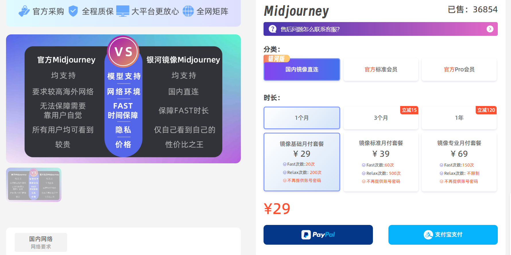 Midjourney 成品购买